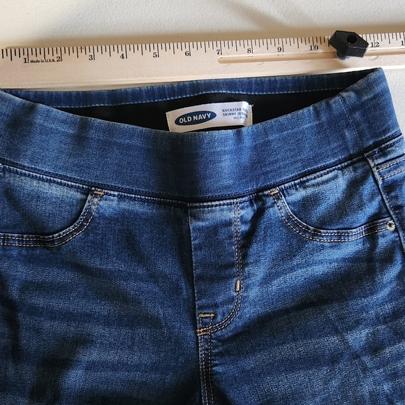 Old Navy Jeans Rockstar Jeggings Super Skinny Mis-rise Womens Size 0 - Picture 5 of 9